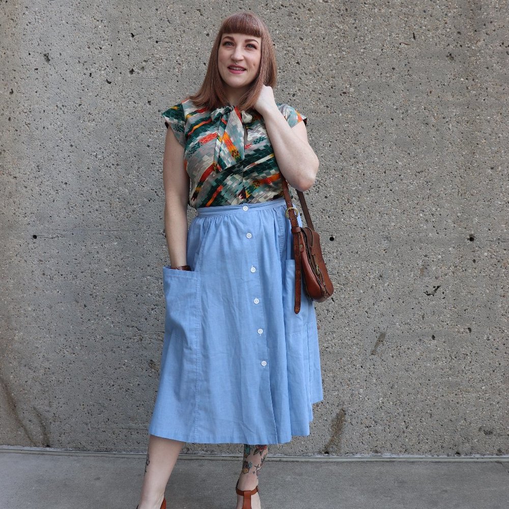Vintage 70s summer skirt